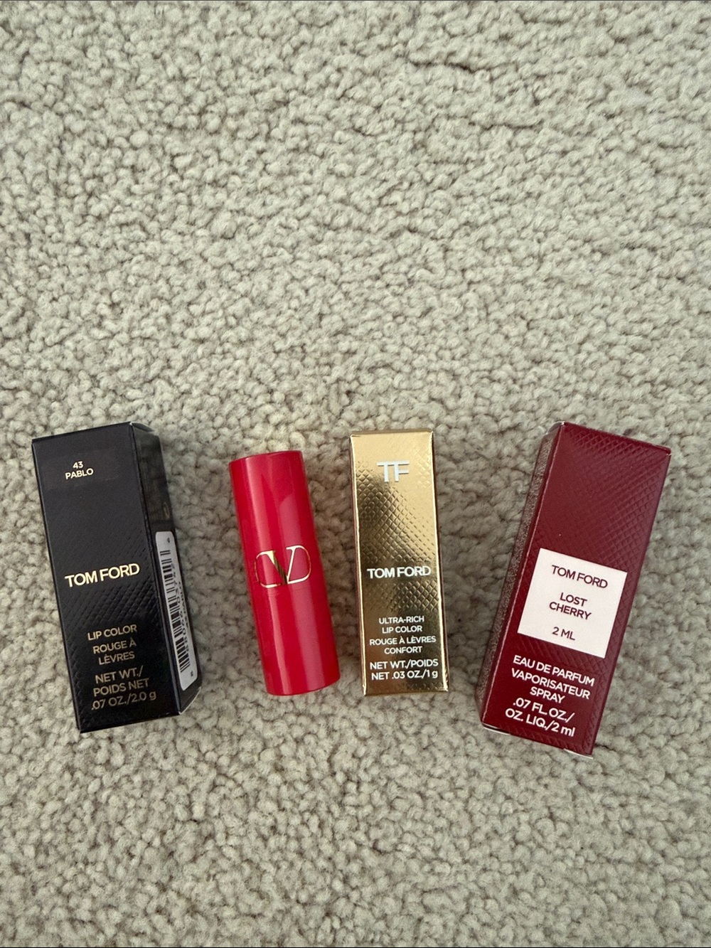 Tom Ford Mini Lip Mini Set - with few lost cherry gift